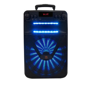 MR DJ 12" Portable Speaker with Bluetooth/Rechargeable Battery and App Control 3000 Watts P.M.P.O