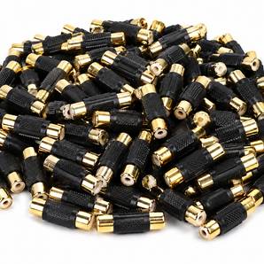 American terminal ATFF-100B-100 Gold RCA Female-to-Female Coupler Adapter 100 Pack
