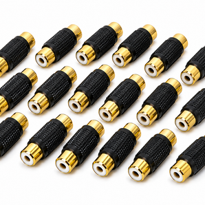 American terminal ATFF-100B-20 Gold RCA Female-to-Female Coupler Adapter 20 Pack