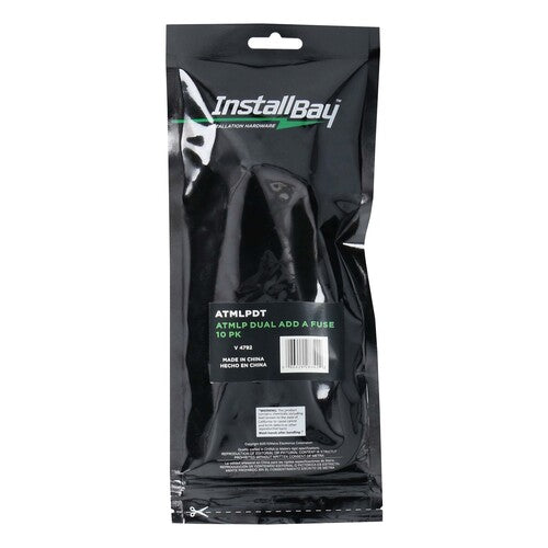 Install Bay ATMLPDT ATMLP Low Profile Dual Add A Fuse - Package of 10