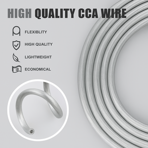American Terminal ATP8G100SL 8GA 100' Silver Power Ground Wire Car Audio Amplifier Marine Cable