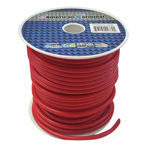 American Terminal ATPW10-100R 10GA 100' Red Primary Remote Power Ground Wire