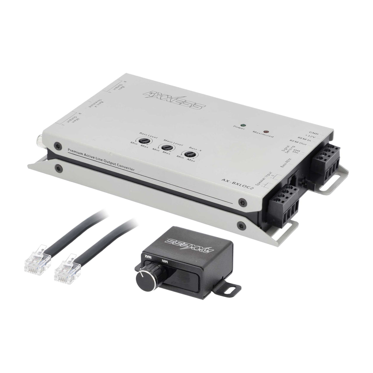 Axxess AX-BXLOC2 4CH Active Line Output Converter with Bass Restoration