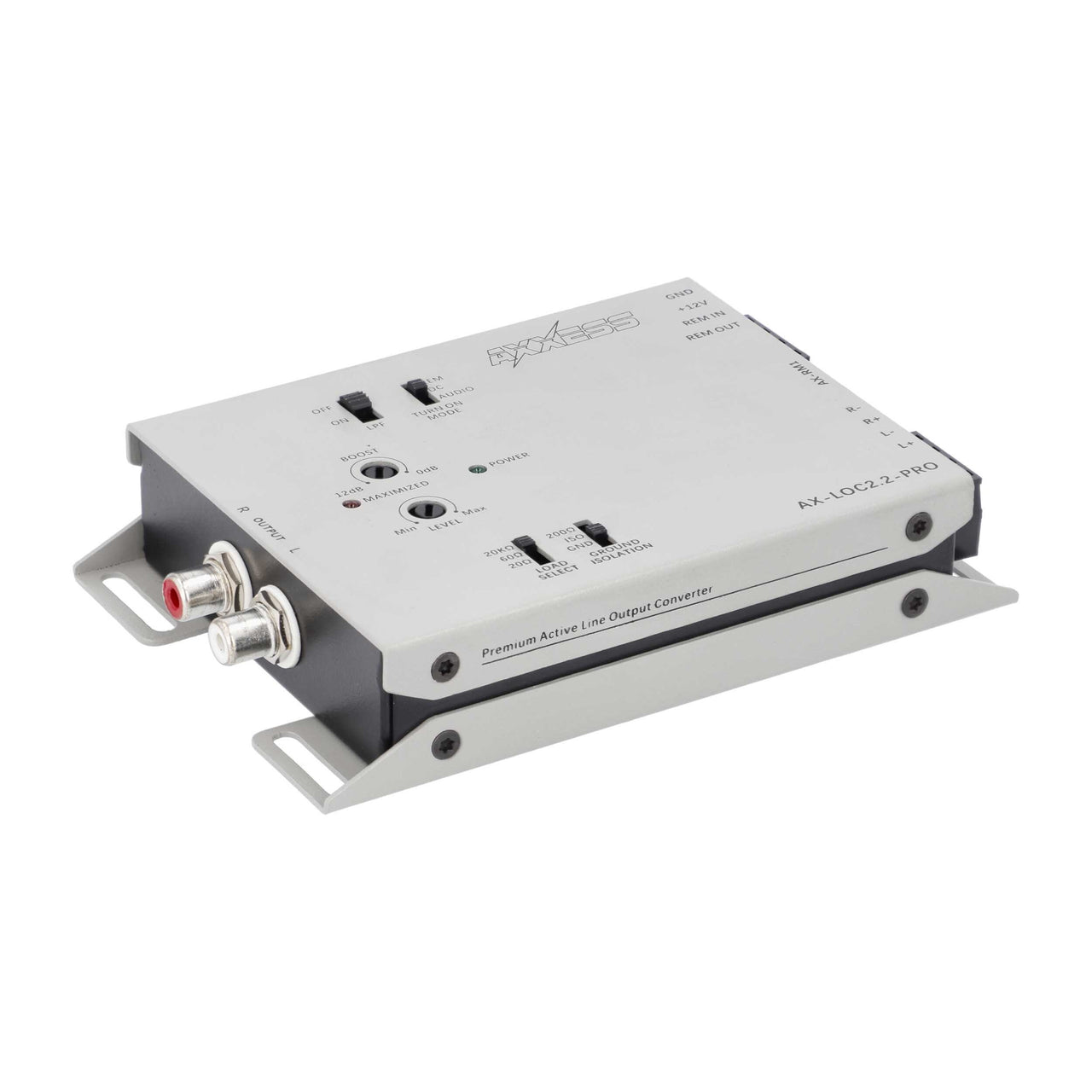 Axxess AX-LOC2.2-PRO 2CH Active Line Output Converter with Bass Boost