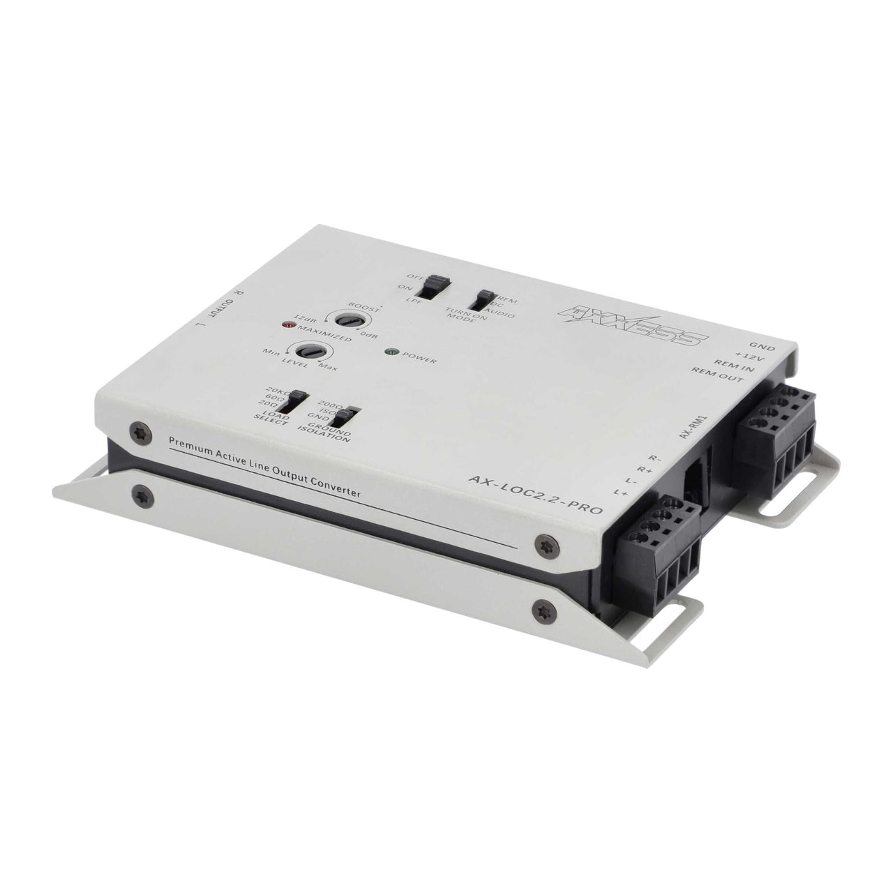 Axxess AX-LOC2.2-PRO 2CH Active Line Output Converter with Bass Boost