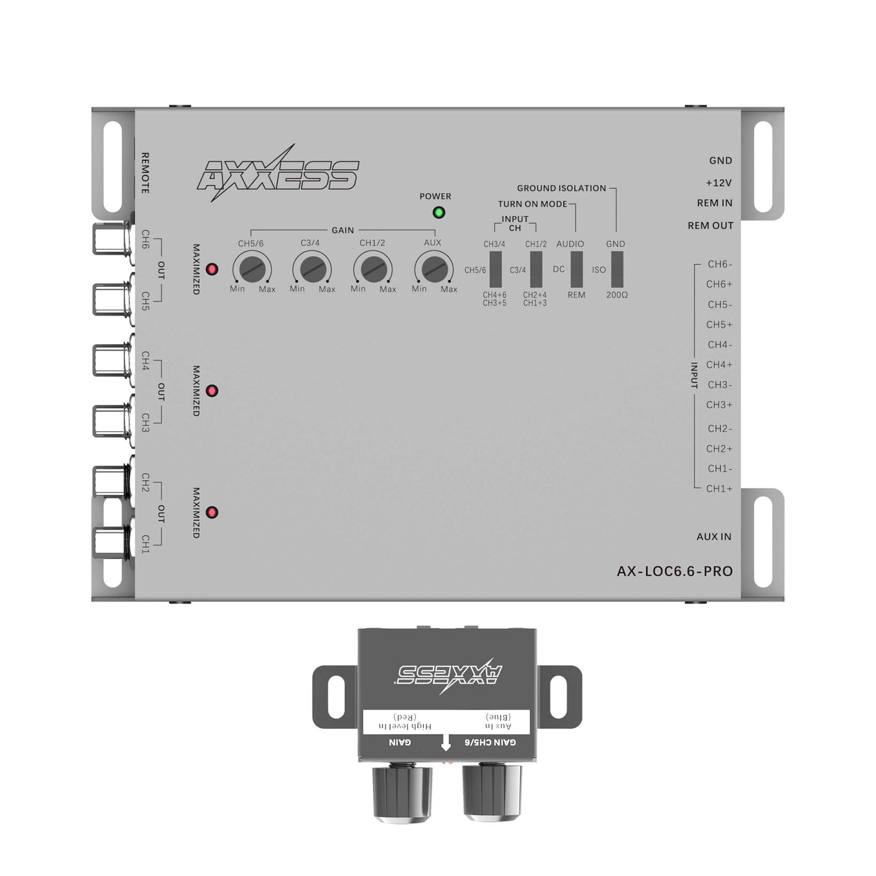 Axxess AX-LOC6.6-PRO 6-Channel LOC With Summing Processor