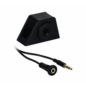 Axxess AX35E-6 Male 3.5mm cable plug to Female 3.5mm jack with mount
