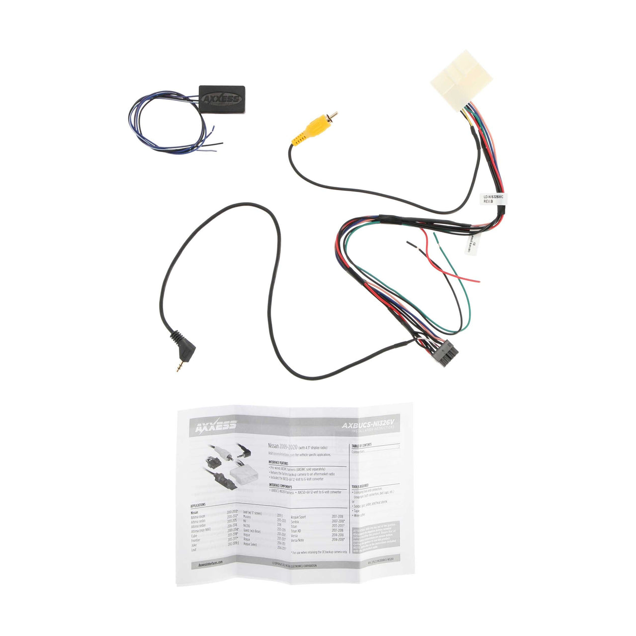 Axxess AXBUCS-NI326V Steering Wheel Control Harness Fits Select Nissan 2007-2020