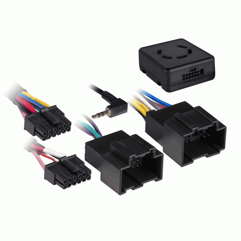 Fit 2006 - UP GM Data Radio Interface Harness AX-GMLAN29-SWC & Installation Dash Kit GMK318