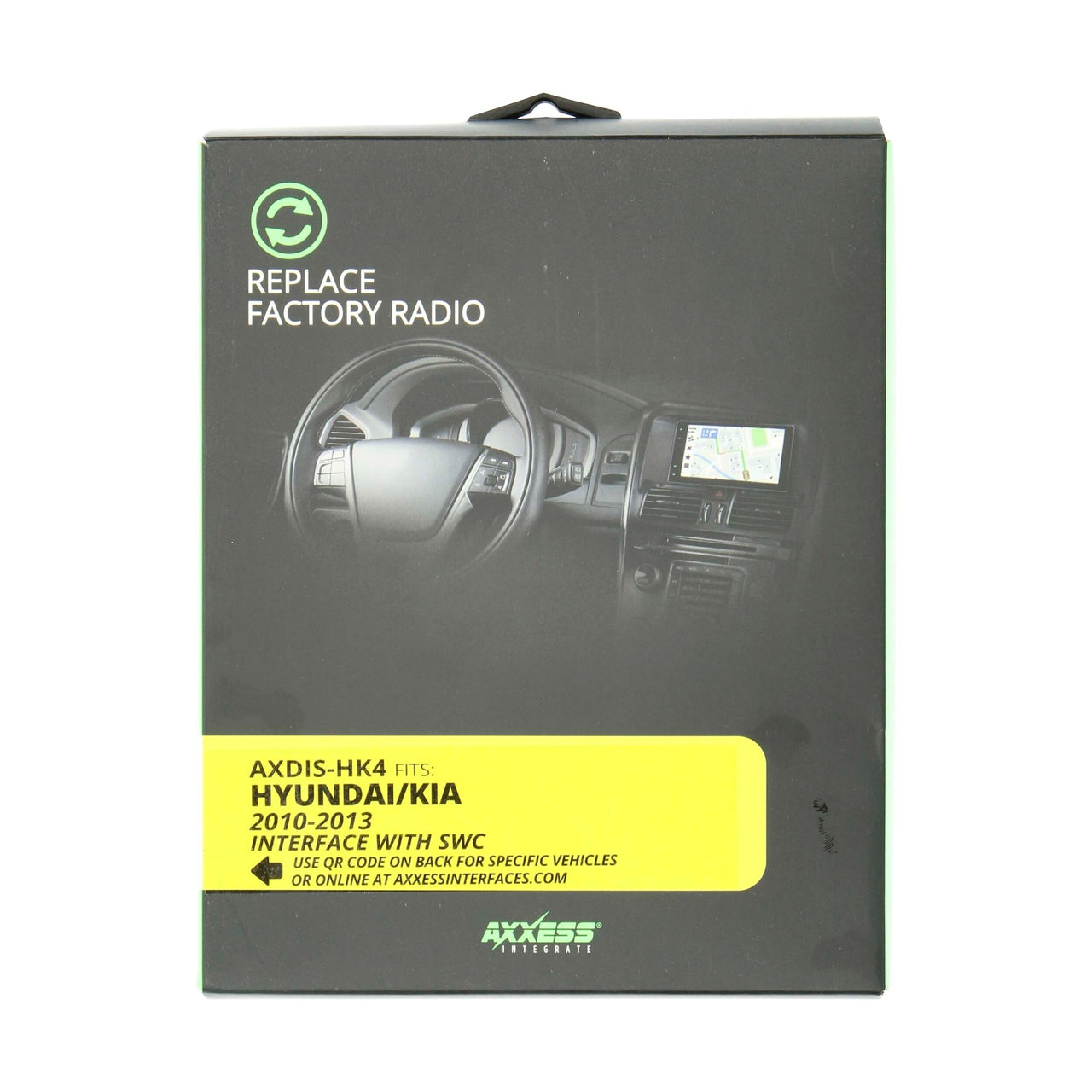 Axxess AXDIS-HK4 Radio Replacement Data Intfc SWC Fits Select Hyu/Kia 10-13