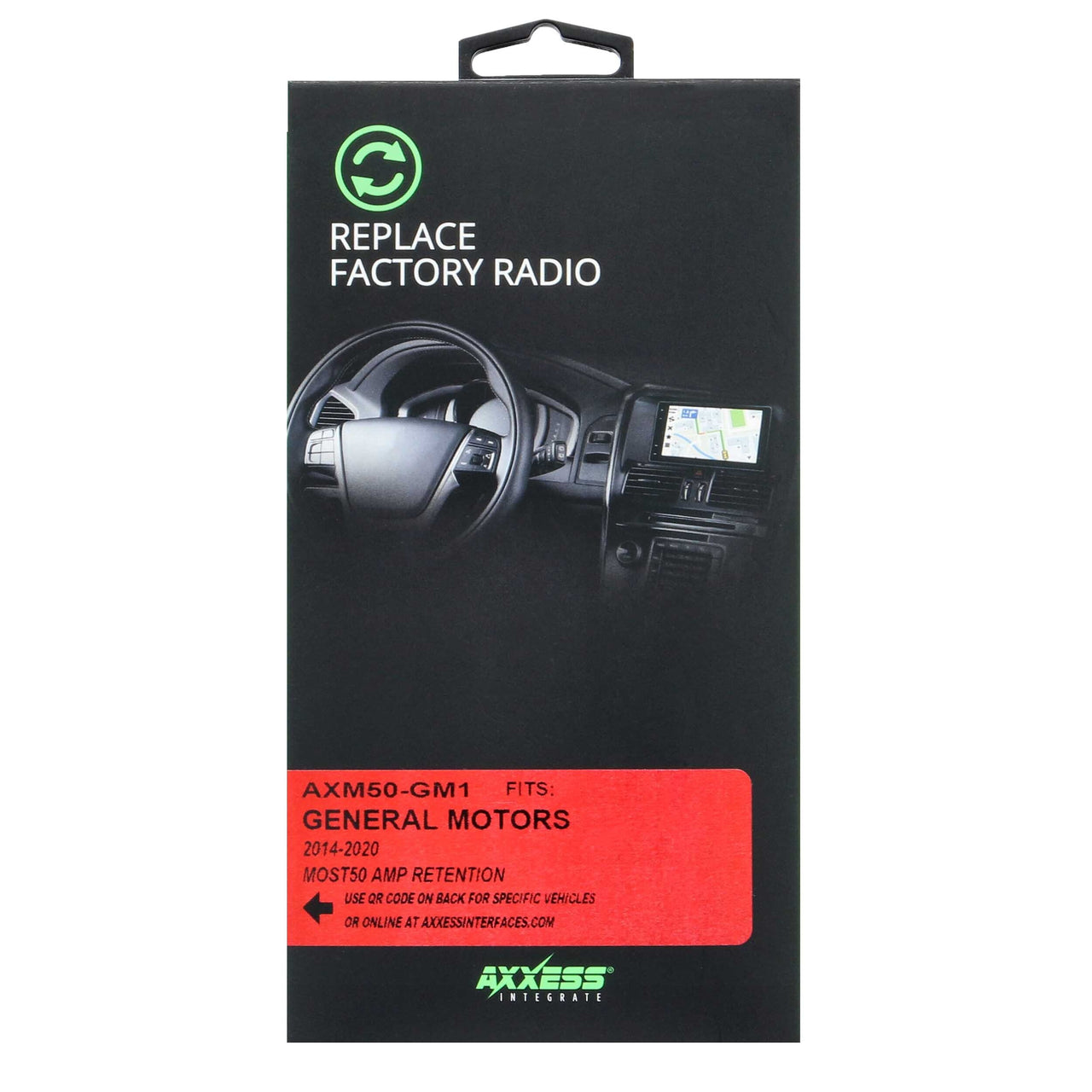 Axxess AXM50-GM1 Most50® Amp Retention Interface Fits Gm 2014-2021