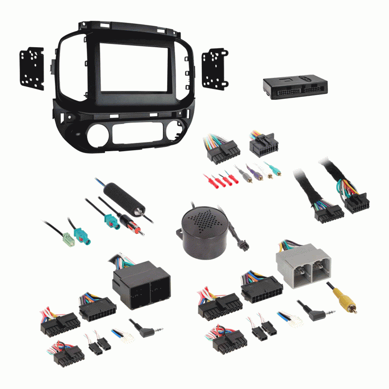 Axxess AXPIO-COL2 Install a Pioneer DMH Series radio and retain the steering wheel audio controls and other factory features in select 2019-2022 vehicles from GMC, Chevrolet