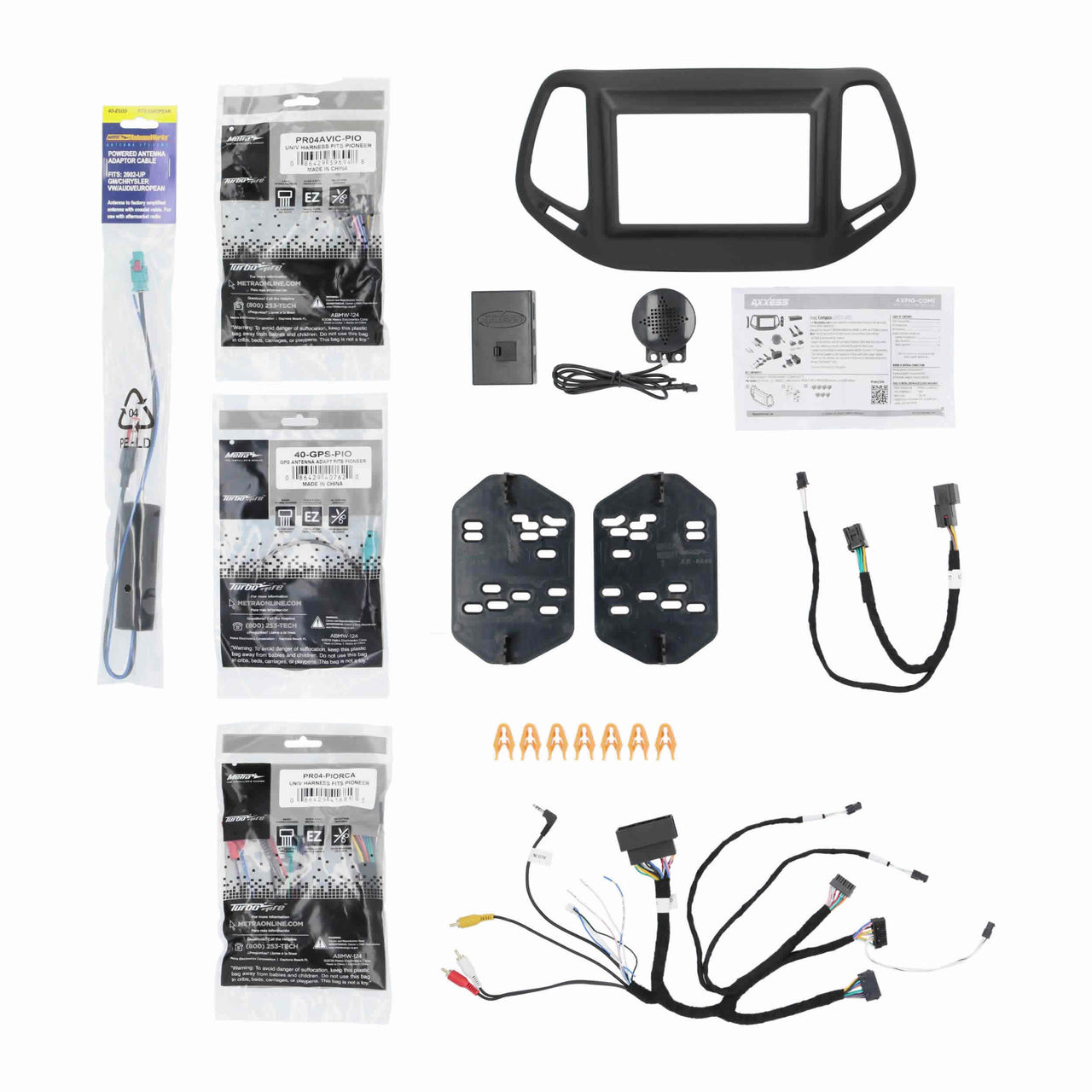 Axxess AXPIO-COM1 Radio Integration Package for Pioneer Radios Fits Jeep Compass 2017.5-2021