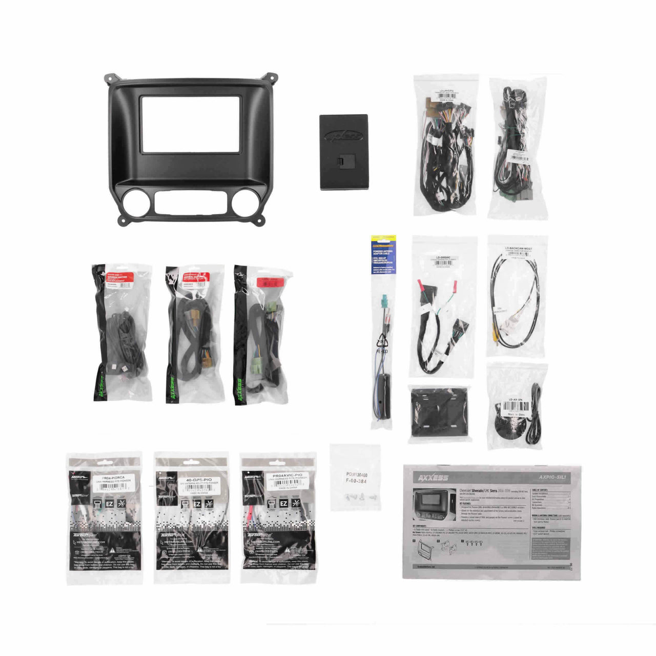 Axxess AXPIO-SIL1 Pioneer Radio Integration Package Fits Select GM Silverado/Sierra Models 2014-2018 (non-amplified)