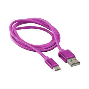 Axxess AXUSBC-PK USB-C Replacement Cable- 3 Ft, Pink