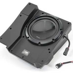 Alpine PSS-22WRA kit including speakers and subwoofer designed for Jeep Wrangler JK Unlimited weather-resistant upgrade.