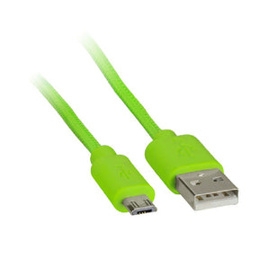 Axxess AXMROB-GN 3 Foot Replacement Micro B Cables - Green