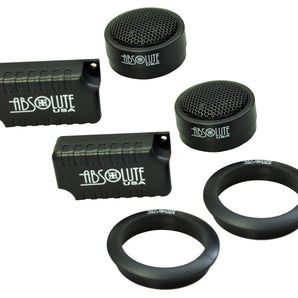 Absolute TW250 Pro Series 1-Inch 250 Watts Ferrite Silk Dome Component Tweeters
