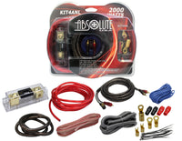 Thumbnail for 4 Gauge Amp Kit Amplifier Install Wiring Complete 4 Ga Wire ANL Amplifier Complete Installation Amp Kit