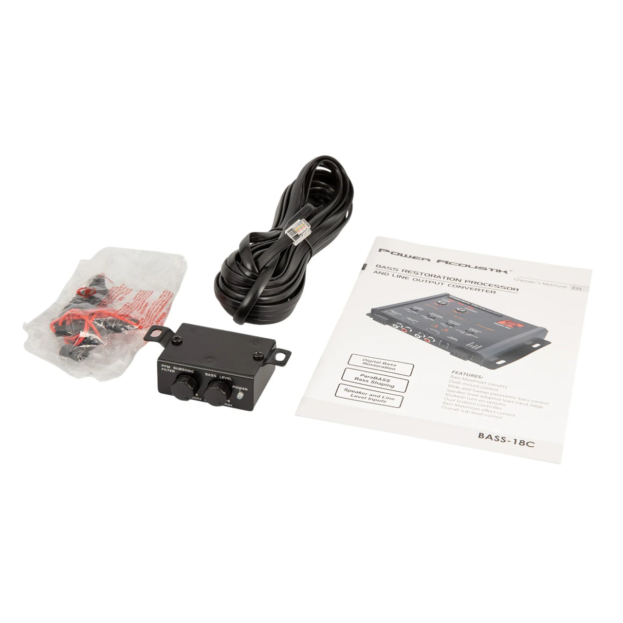 Power Acoustik BASS-18C Bass Restoration Processor