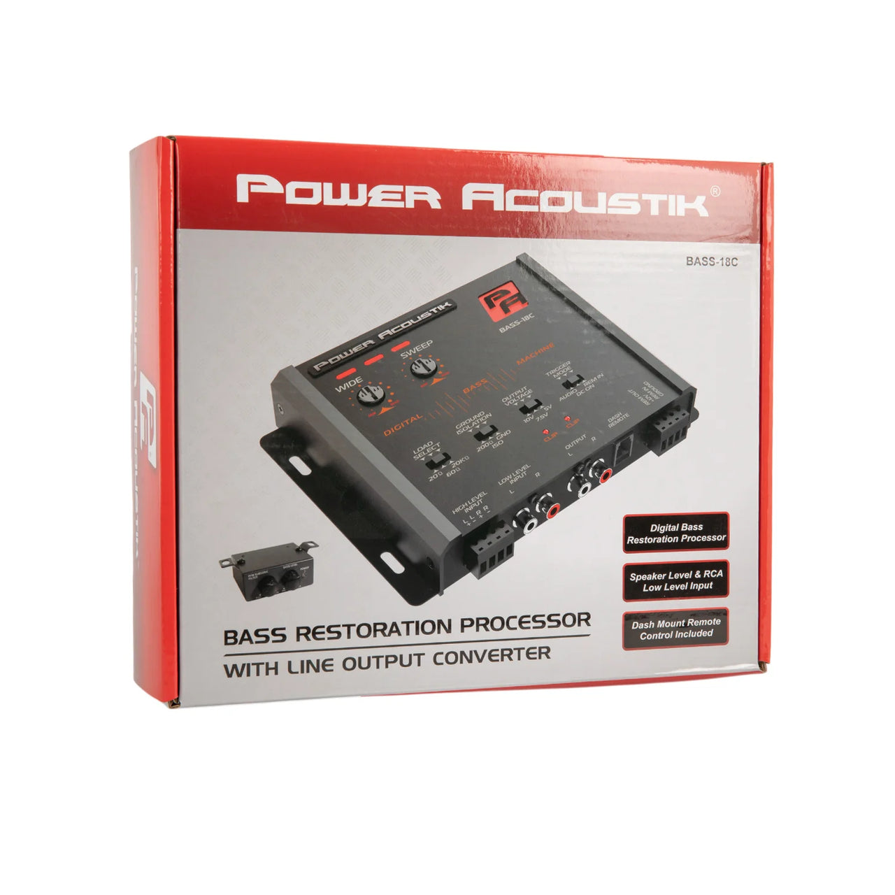Power Acoustik BASS-18C Bass Restoration Processor