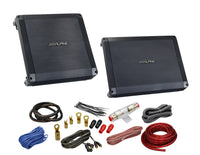 Thumbnail for Alpine BBX-F1200 4-Ch & BBX-T600 2-Ch 1800W Max High Power Car Amplifier Package