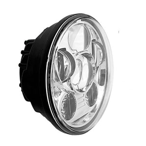 Saddle Tramp BC-562S Silver Round Motorcycle Headlights - 5.6 Inch