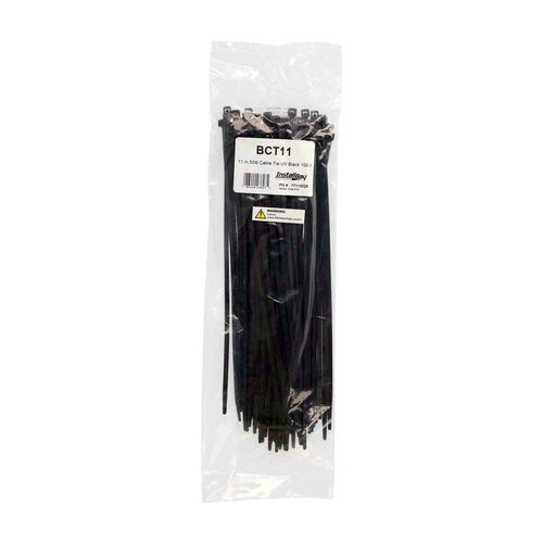 Install Bay BCT11 Black Cable Tie - 11 Inch, Package of 100