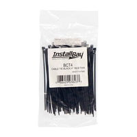 Thumbnail for Install Bay BCT4 Black Cable Tie - 4 Inch, Package of 100