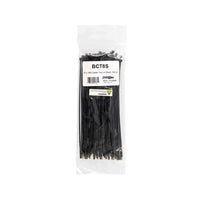 Thumbnail for Install Bay BCT8S Thin Black Cable Tie - 8 Inch, Package of 100