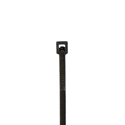Install Bay BCT8S Thin Black Cable Tie - 8 Inch, Package of 100