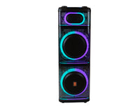 Thumbnail for 2 MR DJ BEVERLY HILLS 55000W Dual 12” Bluetooth Rechargeable Party Speaker Ring Partylights 2 Wireless Mic TWS Portable DJ PA System