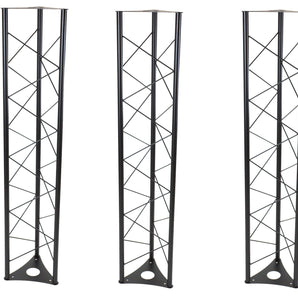 3 MR DJ LSBT5-10 5FT X 10" Triangle Bolted Truss Extension Heavy Duty DJ Lighting Truss Segment