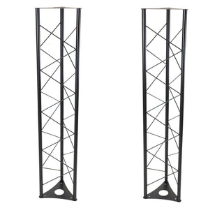 2 MR DJ LSBT5-10 5FT X 10" Triangle Bolted Truss Extension Heavy Duty DJ Lighting Truss Segment