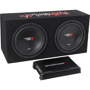 Cerwin Vega BKX212V XED Series Dual 12" Vented Enclosure & Amplifier Bass Package