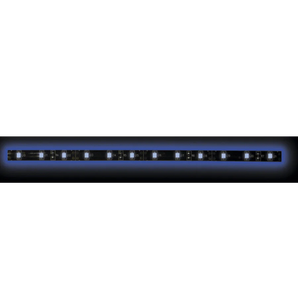 Heise HE-B350-BLK 5050 Blue/Black Light Strip with Black Base - 3 Meter, 60 LED, Bulk