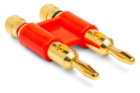 Thumbnail for Hosa BNA-260RD Premium Dual Banana Plug- Red