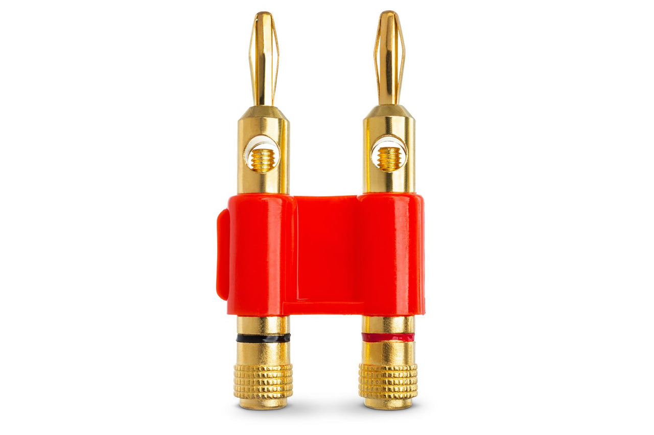 Hosa BNA-260RD Premium Dual Banana Plug- Red