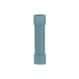 blue nylon butt connector for 16-14 gauge wires from Install Bay, economical package of 1000.
