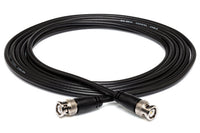 Thumbnail for Hosa BNC-58-101 50-ohm RG-58/U BNC to BNC Coax Cable - 1 foot
