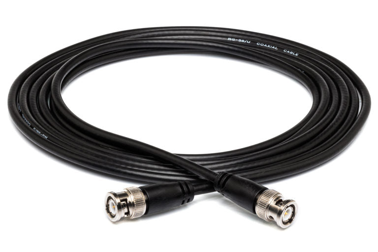Hosa BNC-58-150 50-ohm RG-58/U BNC to BNC Coax Cable - 50 foot