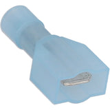 Install Bay BNMD250F Blue Nylon Male Quick Disconnect 16-14 Gauge .250 for secure electrical connections.