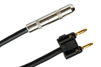 Thumbnail for Hosa BNP-116BK 1/4 inch TS Female to Dual Banana Speaker Adapter - Black