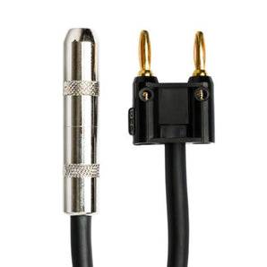 Hosa BNP-116BK 1/4 inch TS Female to Dual Banana Speaker Adapter - Black