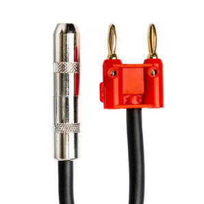 Hosa BNP-116RD 1/4-inch TS Female to Dual Banana Speaker Adapter - Red