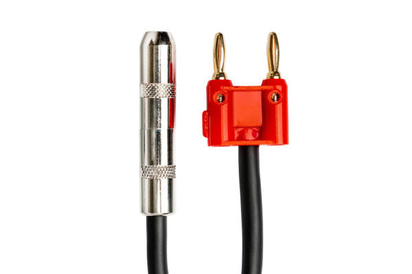 Hosa BNP-116RD 1/4-inch TS Female to Dual Banana Speaker Adapter - Red