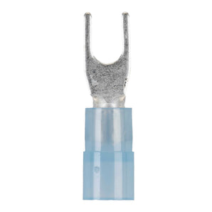 Install Bay BNST6 Blue Nylon Spade Terminals 16-14 Gauge #6 - Package of 100