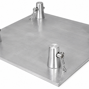 MR TRUSS BP1414 Universal Aluminum Base Plate 12" x 12" for 12 Inch Square Truss