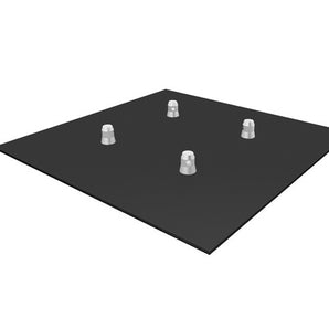MR TRUSS BP2424B Universal Steel Base Plate 24" x 24" for 12" Square Truss