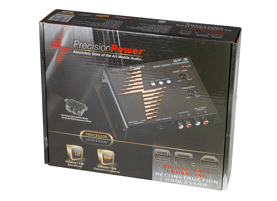 Precision Power BP.8 Car Audio Bass Expander Signal Processor